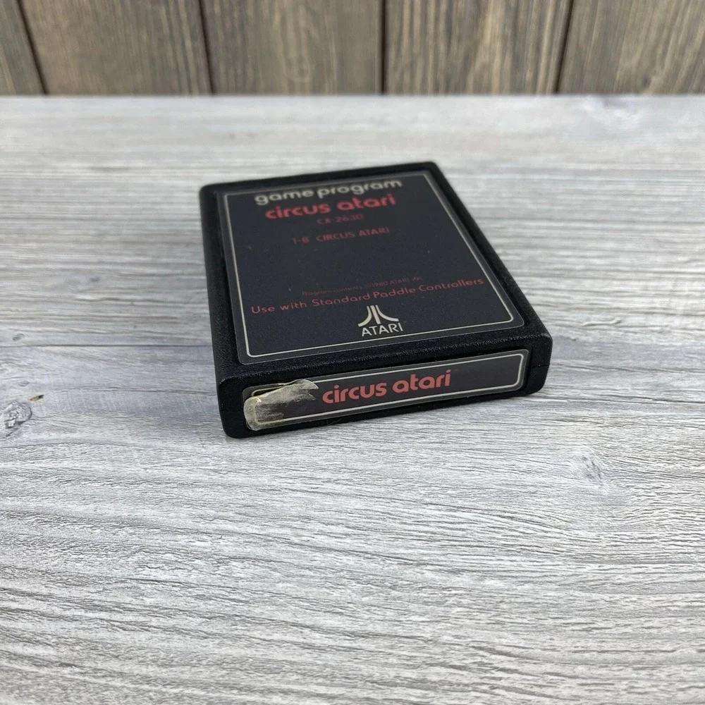 Atari 2600 Circus Atari 1980 Game Cartridge Only Tested